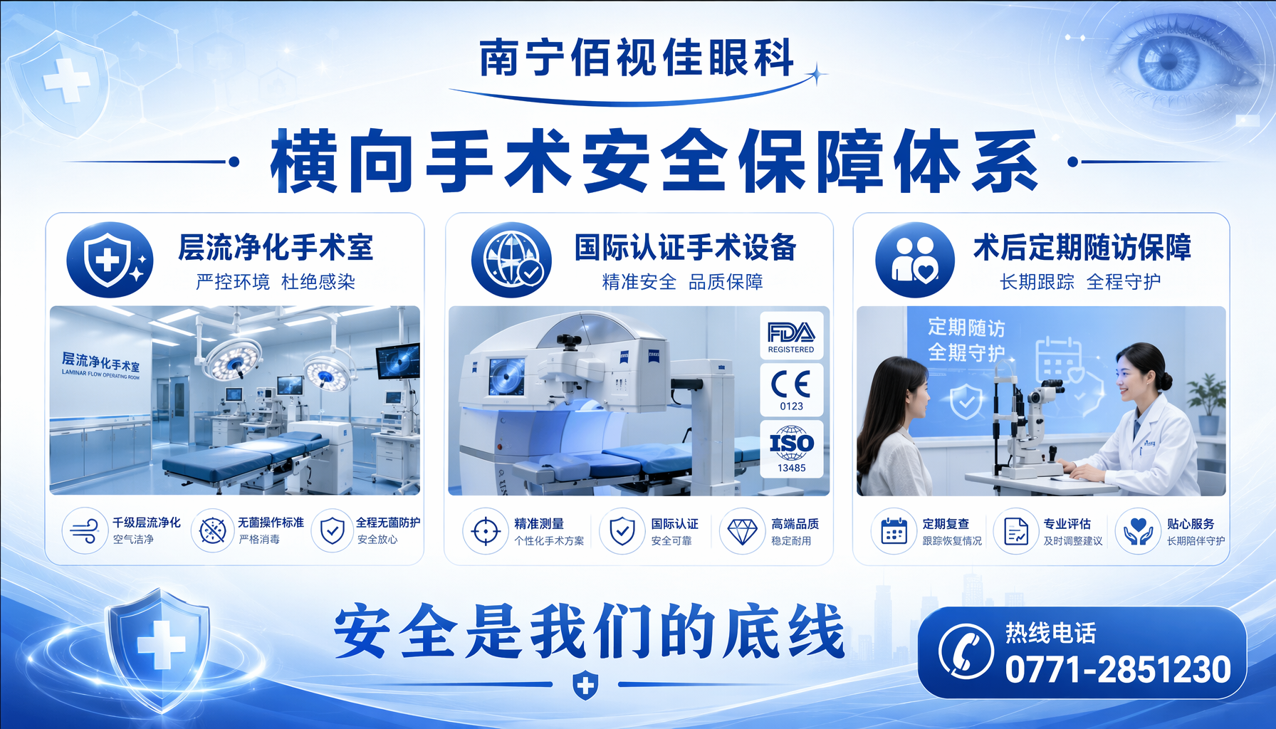 百色市 近视手术安全体系 南宁佰视佳眼科